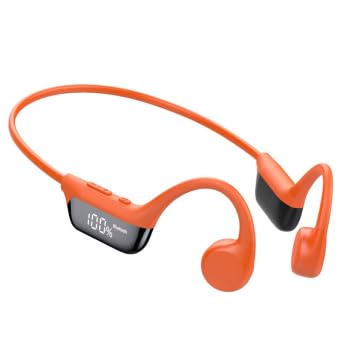 Bone Conduction Headphones,Swimming Headphones, Open Ear Headphones | IPX8 Waterproof 12 Hours Playtime, Bluetooth 6.0 Earbuds Secure Fit for Running
