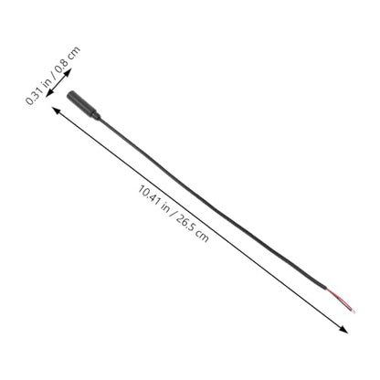 10pcs 3.5mm Female Plug to Bare Wire Audio Cable Coiled Aux Cable for Headphones Earphones Microphone Repair