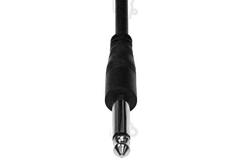 6ft 1/4" Mono Plug to RCA Male Cable