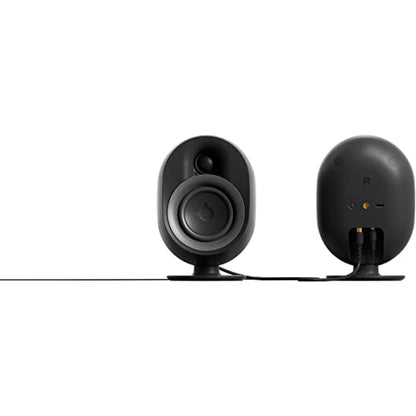 SteelSeries Arena 9 Illuminated 5.1 Desktop Gaming Speakers – 5.1 USB Surround Sound – Wireless Rear Speakers – 2-Way Speaker Design – Subwoofer – RGB Light, Bluetooth – PC, PlayStation, Mobile, Mac - style: Arena 9