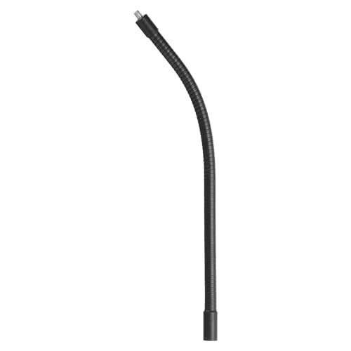 PATIKIL 12" Gooseneck, 1/4"-20 Female to Male Thread Metal Universal Hose Flexible Arm Gooseneck Tube Extension Holder for Action Camera, Phone, Microphone, Black - size: 12 Inch