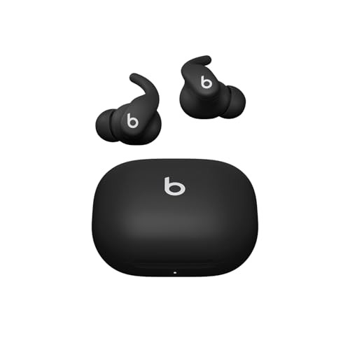 Beats Powerbeats Fit - Wireless Noise Cancelling Workout Earbuds with Secure-Fit Wingtips- Jet Black (Renewed) - color: Jet Black