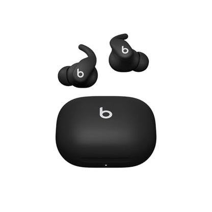 Beats Powerbeats Fit - Wireless Noise Cancelling Workout Earbuds with Secure-Fit Wingtips- Jet Black (Renewed) - color: Jet Black