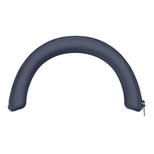 Silicone Headphones Headband Covers Replacement Headband Sleeve with Zippers for WH1000XM6 Headsets Silicone Headphone Cushion - color: Navy Blue