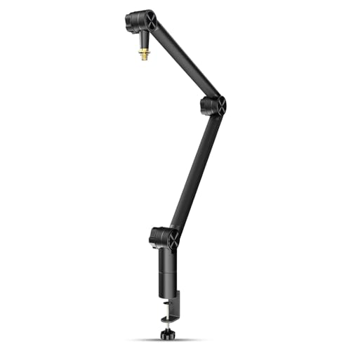 Audio-Technica AT4040 Studio Microphone Bundled with Professional Microphone Arm + 20 Ft XLR Cable + Wind Screen Pop Filter + Cleaning Cloth (5 Items) - style: AT4040 + Arm + Pop Filter & Cable