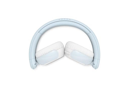 PHILIPS K4200 Lightweight On-Ear Wireless Kids Headphones - Built-in Mic, LED Lights, Safe Volume Limited, Audio Sharing, Foldable & Durable, Blue - color: Blue