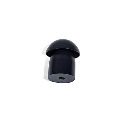 Acoustic Coil Tube Earpiece Replacement Mushroom Ear Tips Ear Buds - color: Black