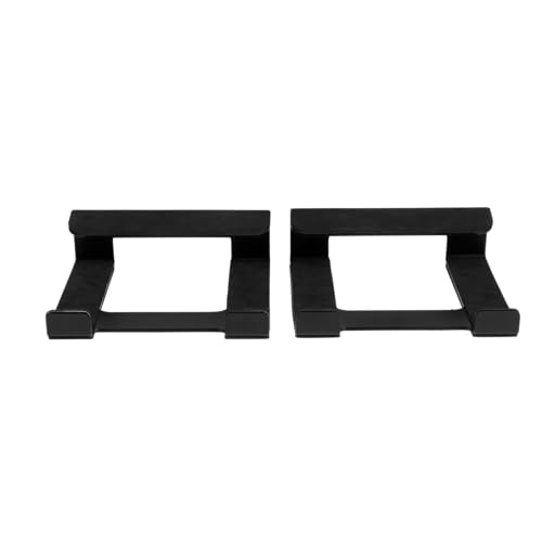 Gator Frameworks Desktop Wedge Stands for Small to Medium-Size Computer Speakers & Studio Monitors – Set of 2 (GFW-SPKSTMNDSK-WDG) - style: Wedge Style