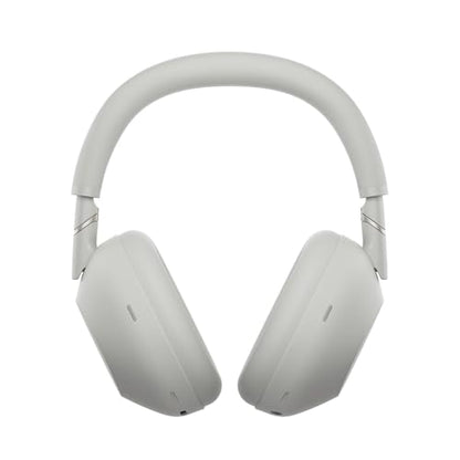 Sony WH-1000XM6/S Best Wireless Noise Canceling Headphones Platinum Silver Bundle with Deco Gear Wood Headphone Display Stand Secure Tabletop Holder/Gaming Headset Hanger - color: Platinum Silver