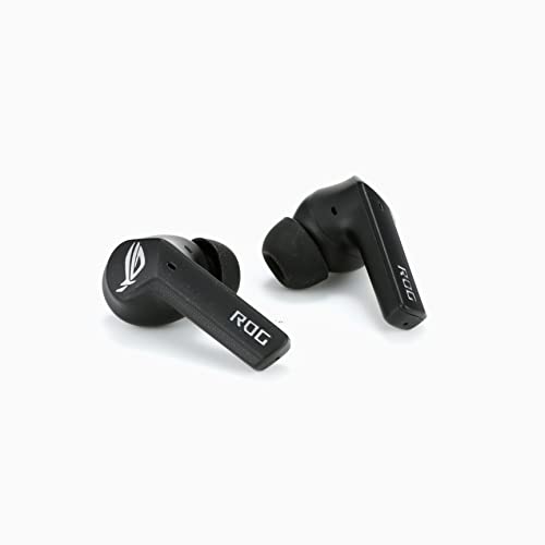 ASUS ROG CETRA True Wireless SPEEDNOVA Gaming Headset Wireless - Black | Dual-Mode (BT, 2.4GHz), Bone-Conduction AI Mic, Adaptive ANC, 46Hr Battery, for PC, PS5, PS4, Switch, Mobile, ROG Ally/X - color: Black, size: Cetra True WL (In-Ear)