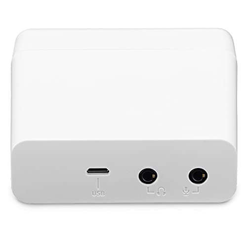 EPOS GSX 300 - External Computer Sound Card - High-Resolution Stereo & 7.1 Surround Sound - LED Volume Dial; Customizable Smart Button - Windows 10 Synchronized - Snow Edition - color: White