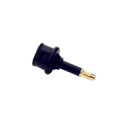 Toslink Female to 3.5mm Jack (Mini Toslink) Male Digital Adapter | Digital Fiber Optic Toslink to 3.5mm Jack Adapter Coupler, Female to 3.5 mm Mini Male Optical Audio Connector Adapter (2PCS)