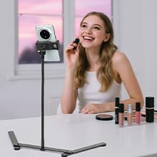 Adjustable Phone Tripod, Overhead Phone Mount, Tabletop Tripod for Cookie Decorating and Teaching Online Live Streaming and Showing Drawing Sketching Cooking