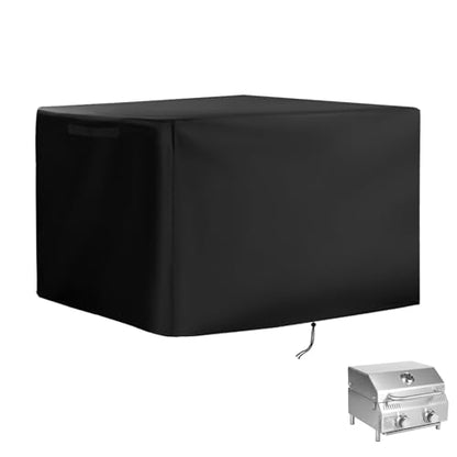Grill Cover for Bestfire Tabletop 2 Burners Gas Grill, Heavy-Duty 600D Tabletop BBQ Cover for Bestfire Portable BBQ Griddle - size: 18"L x 16"D x 14"H