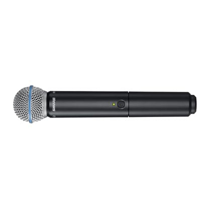 Shure BLX288/B58 Dual-Channel Wireless Audio System J11 Band (596–620 MHz) – BLX88 Receiver, (2) BLX2 Transmitters with Beta 58A Mic, Up to 14 Hr Battery, 300 ft Range | BLX88 Receiver, (2) BLX2 Transmitters with Beta 58A Mic, Up to 14 Hr Battery, 300 ft