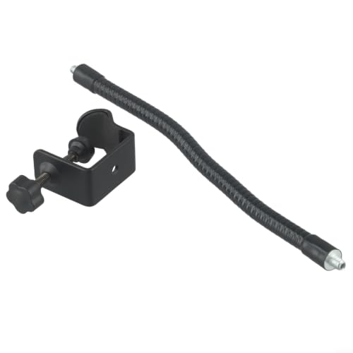 Adjustable Gooseneck Microphone Stand with Desk Clamp, Flexible Metal Arm for Podcasting Streaming Gaming, Compatible with Handheld Mics and Smartphones(A) - size: A