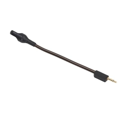 Mic Replacement for BlackShark V2 BlackSharV2 Pro Gaming Headset, 3.5mm Noise Cancelling Game Boom Microphone for BlackShark V2 BlackSharV2 Pro (Black) - color: Black