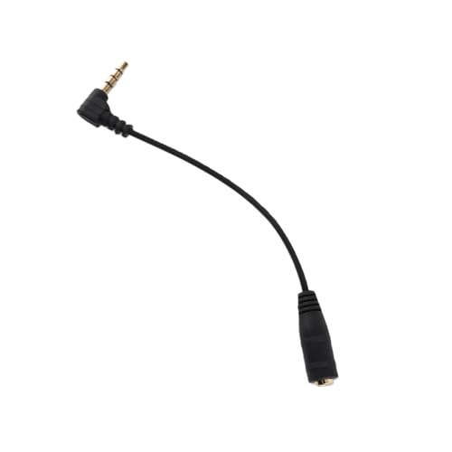 VBESTLIFE 3.5mm Earphone Headphone Adapter, to Converter Cable for Gaming Headset, Audio Jack Splitter with Microphone Support for Smartphone Tablet PC, 4-Pole Stereo Mono Combo