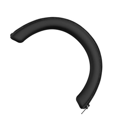 Silicone Headphones Headband Covers Replacement Headband Sleeve with Zippers for WH1000XM6 Headsets Silicone Headphone Cushion - color: Black