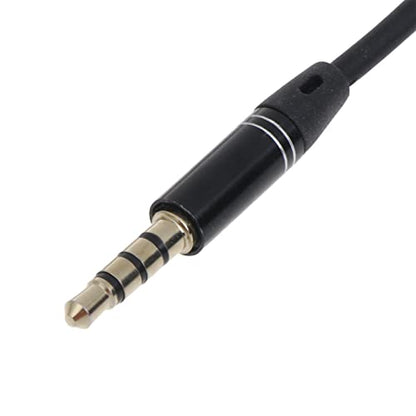 3.5mm to 2.5mm Cable 3.5mm TRRS Male to 2.5mm TRRS Male Stereo Mic Aux Cord Auxiliary Cable, 1.2m, Black