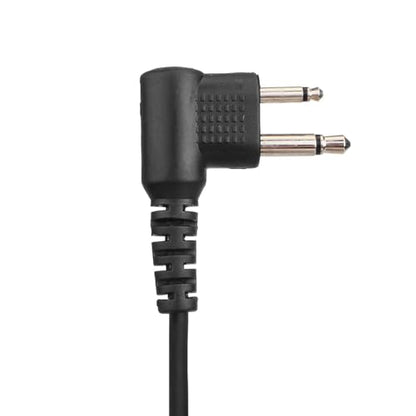 Retevis Acoustic Tube Walkie Talkie Earpiece with Mic, 2 Pin(1 Pack) | Compatible with Motorola CP100/CP100D/CP185/CP200/CP200D/ GP300/GP2000/BRP40/DLR1060 Walkie-talkies, Two Way Radio Earpiece