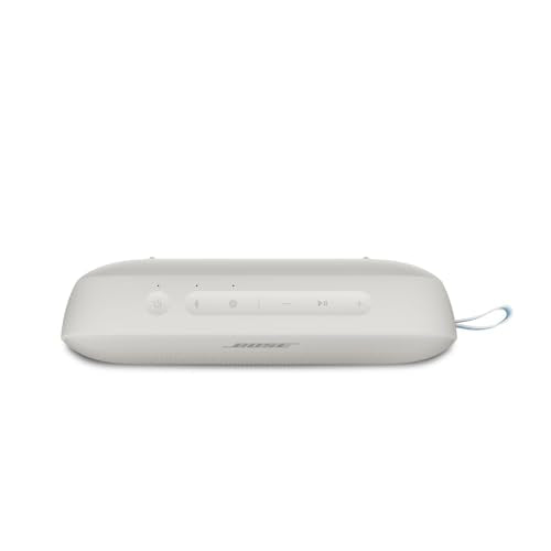 Bose SoundLink Flex Bluetooth Speaker (2nd Gen) - Portable Outdoor Speaker with Hi-Fi Audio, Waterproof and Dustproof, USB-C, Up to 12 Hours Battery Life, Fog Grey - Limited Edition Color - color: Fog Grey