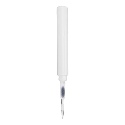 Cleaning Kit Earbud Cleaner Pen, ABS Multi Function Electronics Brush with Flocking Sponge and Metal Tip, 2 Tools with Magnet Storage Box for Earbuds Jewelry