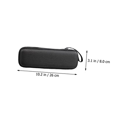 Toddmomy Microphone Case Padded Bag for Mic Storage Lightweight Compact Travel Microphone Pouch Business Trip Mic Holder Zipper Mesh Pocket for Accessories