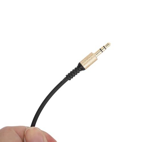 Coiled 3.5mm Aux Cord 4.6-6.9ft Gold Plated Retractable Audio Cable for