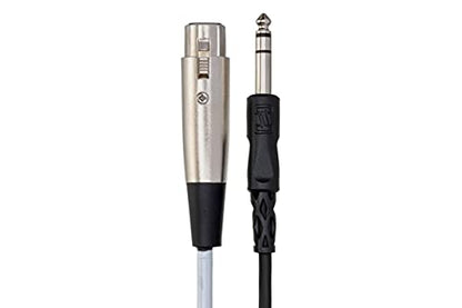 Hosa STX-102F Balanced Interconnect, XLR3F to 1/4 Inch TRS, 2 Feet
