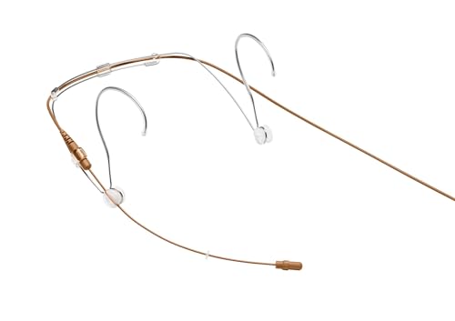Shure DuraPlex Omnidirectional Headset Microphone, MTQG Connector, Cocoa (DH5C/O-MTQG) - color: Cocoa, style: mTQG/TA4F