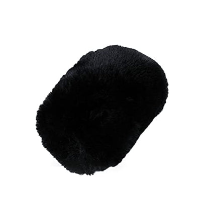 Microphone Windscreen 24CM Windproof Sweater Black Color for Microphones Furry Wind Microphone Furry Windscreen Outdoor WindShield Mic Windshield Muff for GO