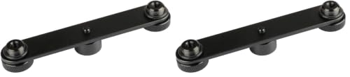 CAMVATE Double Microphone Mounts Bracket T-bar - 1958 (Pack of 2) - size: 3 cm (W) x 15 cm (L) x 2 cm (H) (Pack of 2)