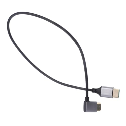 Right Angle Male to Male Video Cable 8k Compatibility for Tvs Computers Projectors and Home Theater