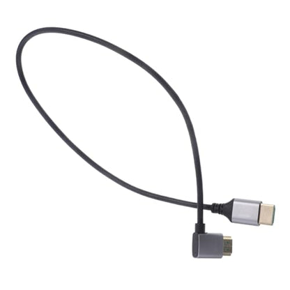 Right Angle Male to Male Video Cable 8k Compatibility for Tvs Computers Projectors and Home Theater