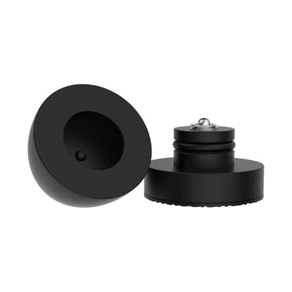 Audiocrast 4X HiFi Speaker Spikes Stand Feet Pads 30x33mm Isolation Feet, Aluminum Speaker Shock Absorber for Subwoofer Amp Turntables DAC
