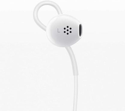 Google Earbuds Wired Headset USB-C, Comfortable Fit, Inline Controls, Compatible with Type-C Phones - White (Retail) - style: RETAIL
