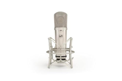 Warm Audio WA-87jr Large Diaphragm Condenser Mic with Shockmount, Rich Studio-Grade Sound for Vocals, Instruments, Podcasts, Nickel - color: Nickel