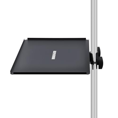 Steel Tray for Microphone Stand, 12.8 X 9.8 Inch - size: 12.8 x 9.8