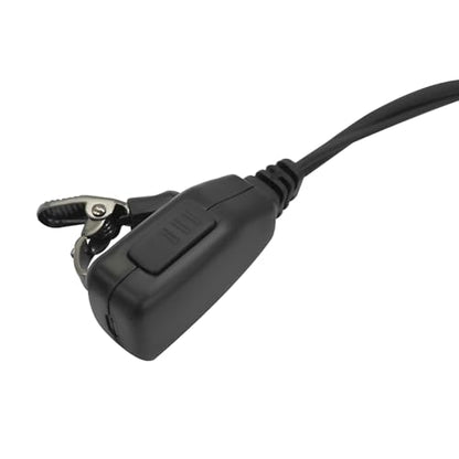 Walkie Talkie Headset with Mic Bulk 2 Pack Small Ears Ear Piece Earpiece Wired Earbud In-Ear Earphone for Baofeng Kenwood Retevis Samcom 2 Pin K Head Intercom Radios