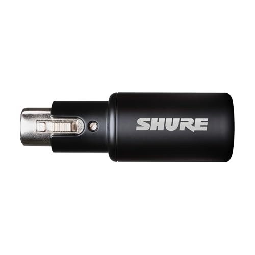 Shure MVX2U Gen 2 XLR-to-USB-C Audio Interface | MFi-certified XLR-to-USB-C interface for any XLR mic with portable setup and clean, noise-free recording