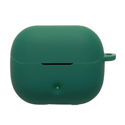 Soft Silicone Case Cover Dedicated Earphone Case Secure Grip Easy Access Scratch Resistant Housing Skin Portable Earphone Pouch - color: green (dark green)