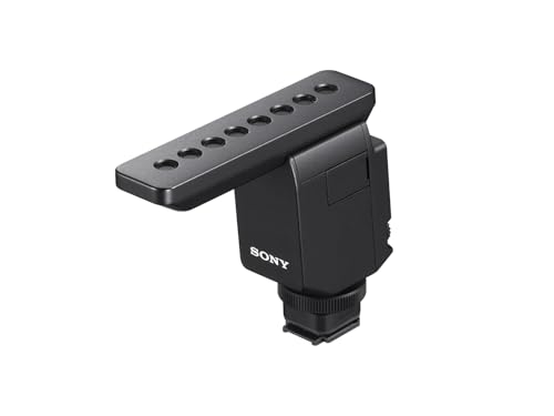 Sony ECM-B1M Compact Shotgun Microphone with Digital Audio Interface,Black - style: ‘w/ microphone’
