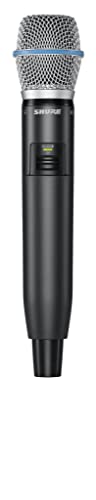 Shure GLXD2+/B87A Handheld Transmitter with BETA 87A Vocal Mic Capsule - for use with GLX-D+ Dual Band Digital Wireless Microphone Systems, Receiver Sold Separately (GLXD2+/B87A=-Z3) - style: BETA 87A