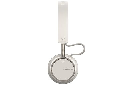 beyerdynamic AVENTHO 100 Premium On Ear Wireless Bluetooth Headphones with Active Noise Cancelling ANC, up to 60 Hours of Playtime, USB-C Charging, Foldable Design, Personalized Sound via App. Cream - color: Cream