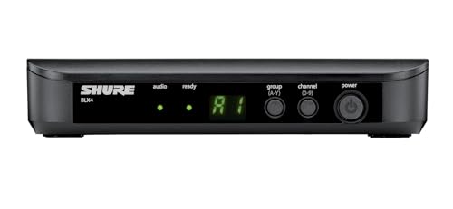 Shure BLX14/CVL Wireless Lavalier Microphone System - H10 Band | 14-hour battery and 300 ft UHF range with CVL lavalier mic, bodypack and single-channel receiver for presenting