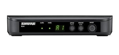 Shure BLX14/CVL Wireless Lavalier Microphone System - H10 Band | 14-hour battery and 300 ft UHF range with CVL lavalier mic, bodypack and single-channel receiver for presenting