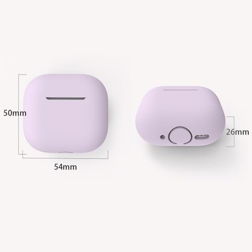 Thin Silicone Cover Effect Design Earbud Case Smooth Charging Silicone Protector for Earbuds Snug Case with Design - color: Blue