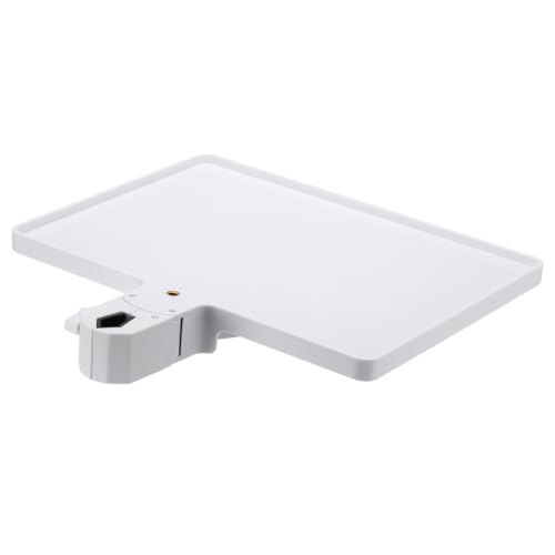 Microphone Stand Tray 10.8x8.1in Plastic Tray White - color: White, size: 10.8x8.1in