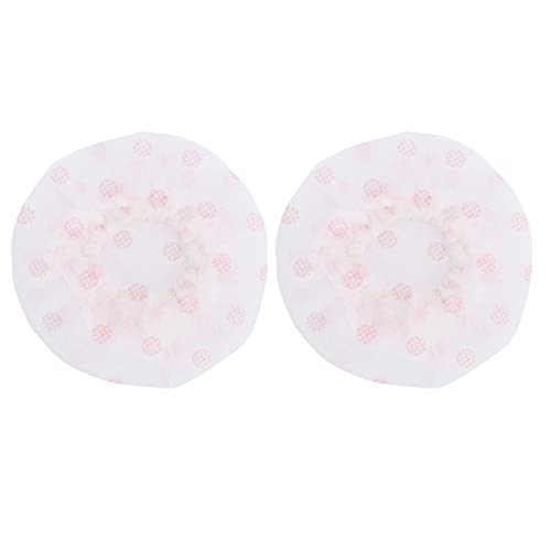 120 Pcs Microphone Caps Disposable | Non - Woven Particle & Saliva Guard Replacement Covers for Handheld Microphones/Home/Studio | 7x7.6cm (red dot white) - color: red dot white